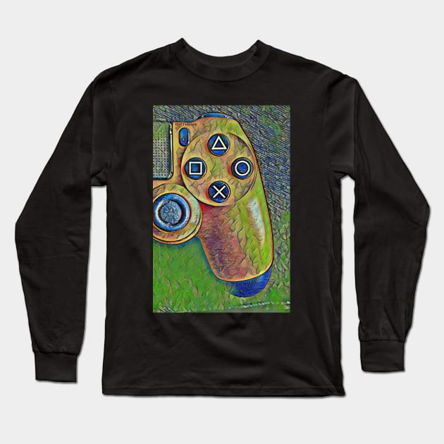 ps4 controller pastel colors Long Sleeve T-Shirt by Guntah